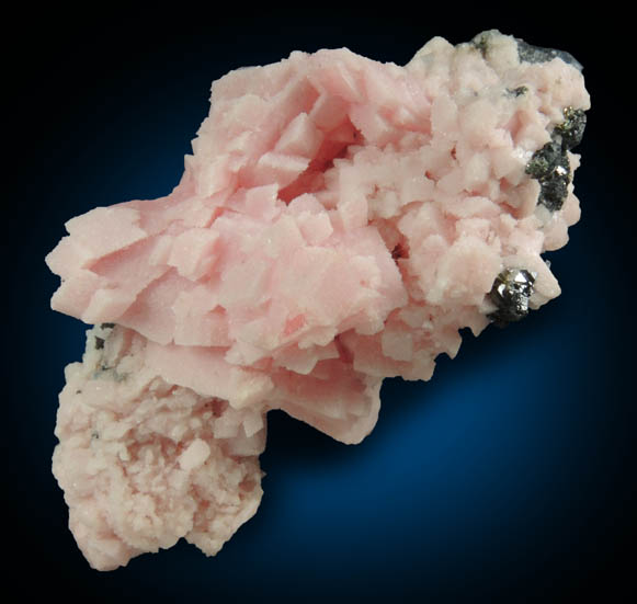 Rhodochrosite, Quartz, Sphalerite from Sunnyside Mine, Eureka District, San Juan County, Colorado