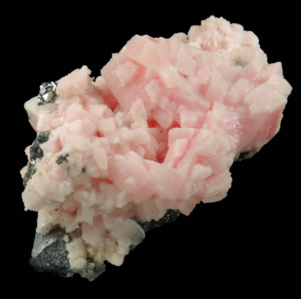 Rhodochrosite, Quartz, Sphalerite from Sunnyside Mine, Eureka District, San Juan County, Colorado