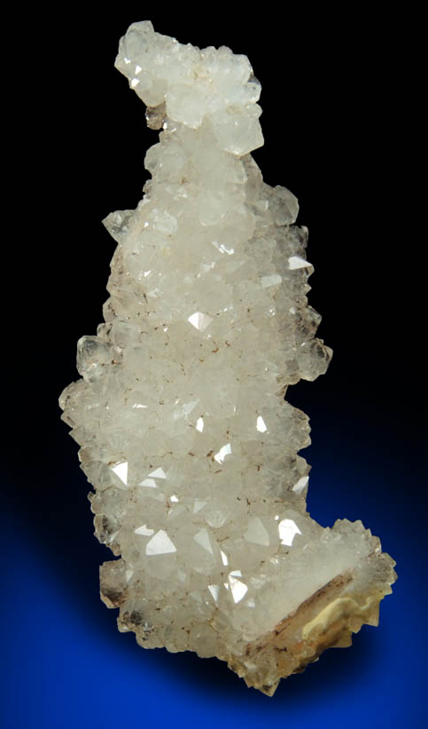 Quartz pseudomorphs after Anhydrite from O and G Industries Southbury Quarry, Southbury, New Haven County, Connecticut