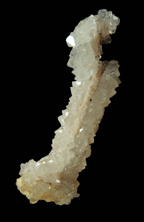 Quartz pseudomorphs after Anhydrite from O and G Industries Southbury Quarry, Southbury, New Haven County, Connecticut