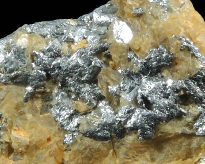 Molybdenite from near the California Mine, Mount Antero, Chaffee County, Colorado