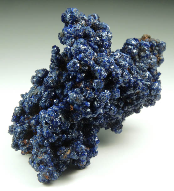 Azurite from Morenci Mine, 4750' level, Lone Star Area, Clifton District, Greenlee County, Arizona