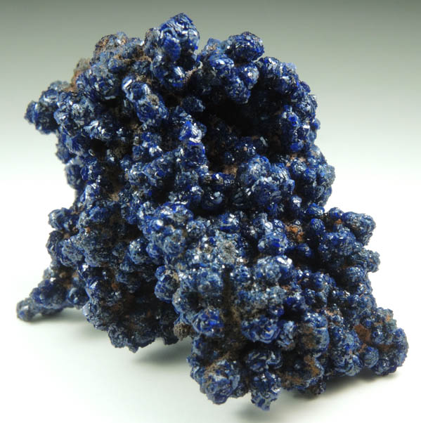 Azurite from Morenci Mine, 4750' level, Lone Star Area, Clifton District, Greenlee County, Arizona