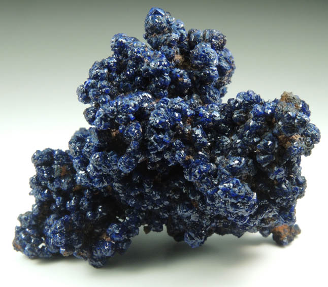 Azurite from Morenci Mine, 4750' level, Lone Star Area, Clifton District, Greenlee County, Arizona