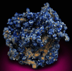 Azurite from Morenci Mine, 4750' level, Lone Star Area, Clifton District, Greenlee County, Arizona