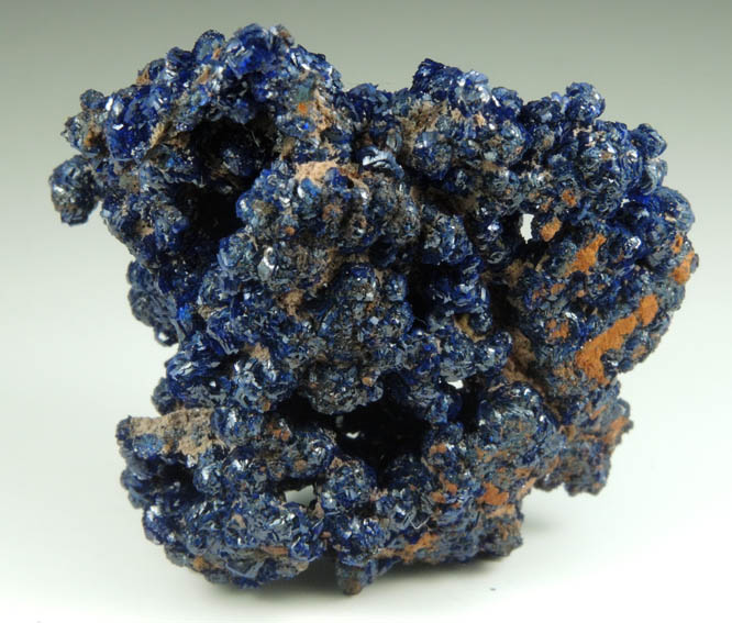 Azurite from Morenci Mine, 4750' level, Lone Star Area, Clifton District, Greenlee County, Arizona