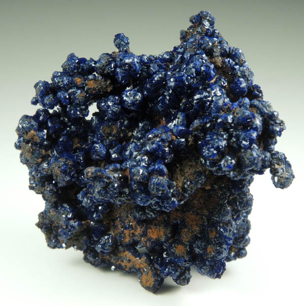 Azurite from Morenci Mine, 4750' level, Lone Star Area, Clifton District, Greenlee County, Arizona