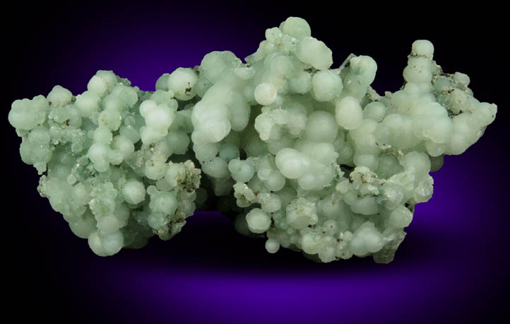 Prehnite with minor Calcite from O and G Industries Southbury Quarry, Southbury, New Haven County, Connecticut