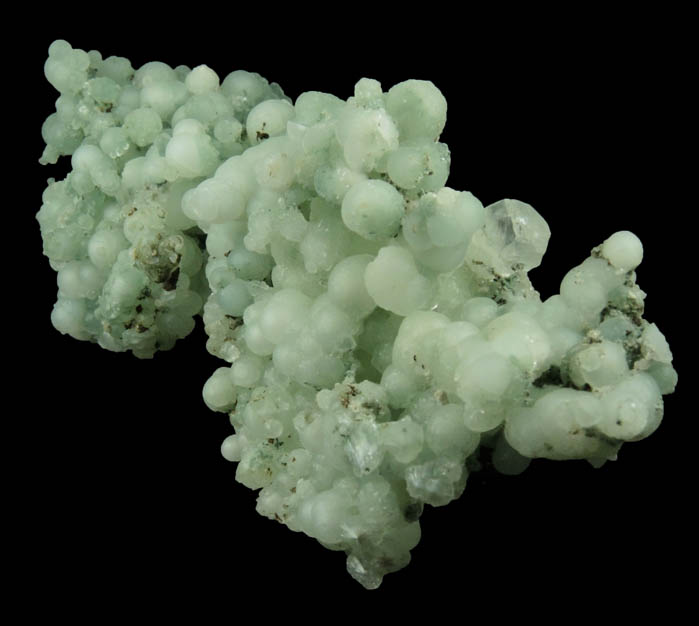 Prehnite with minor Calcite from O and G Industries Southbury Quarry, Southbury, New Haven County, Connecticut