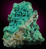 Chrysocolla pseudomorphs after bladed Hemimorphite from 79 Mine, Banner District, near Hayden, Gila County, Arizona