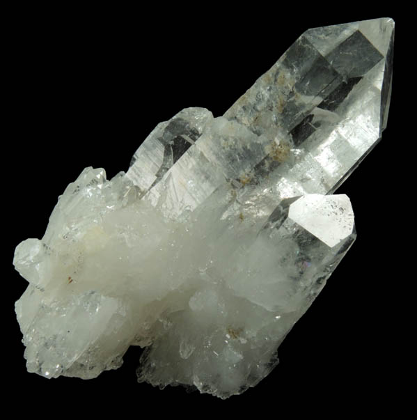 Quartz with Rutile inclusions from Enterprise Road Prospect, near Boice Hill, Rhinebeck, Dutchess County, New York