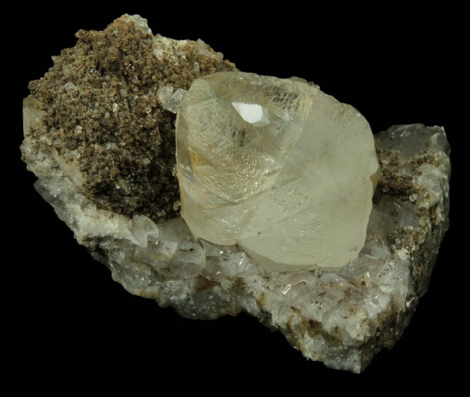 Calcite (twinned crystals) from Millington Quarry, Bernards Township, Somerset County, New Jersey