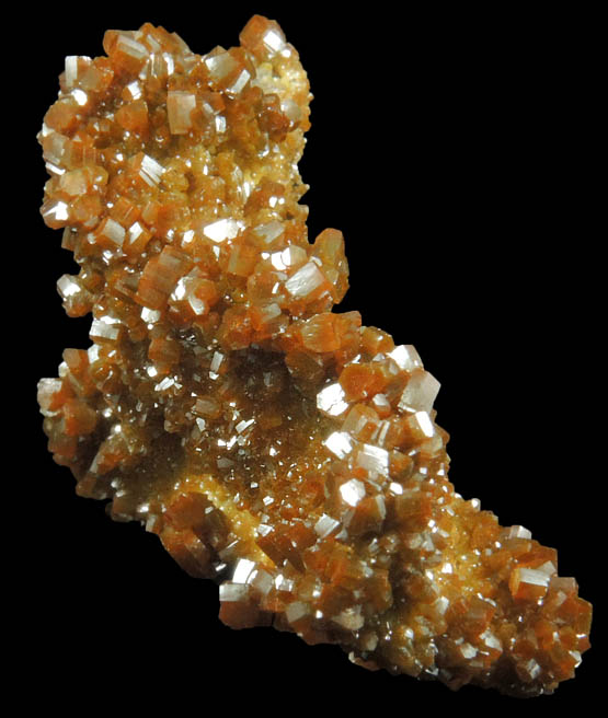 Vanadinite from Puzzler Mine, Castle Dome District, 58 km northeast of Yuma, Yuma County, Arizona