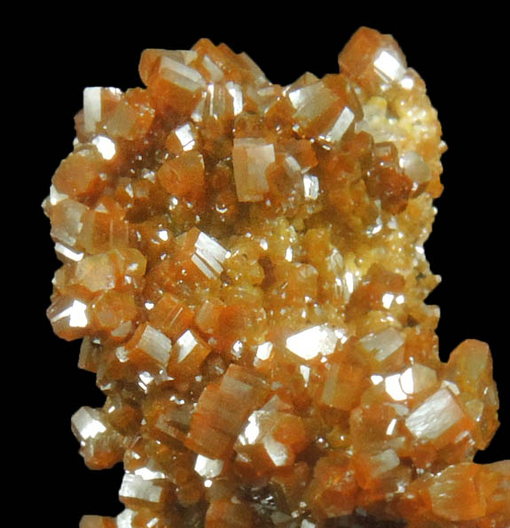 Vanadinite from Puzzler Mine, Castle Dome District, 58 km northeast of Yuma, Yuma County, Arizona