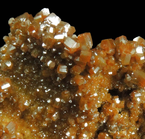 Vanadinite from Puzzler Mine, Castle Dome District, 58 km northeast of Yuma, Yuma County, Arizona