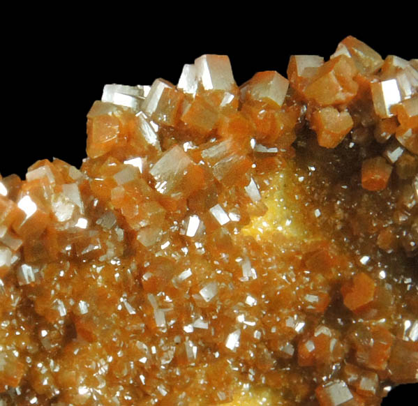 Vanadinite from Puzzler Mine, Castle Dome District, 58 km northeast of Yuma, Yuma County, Arizona