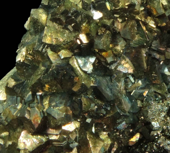 Pyrite pseudomorph after Calcite from Vulcan Quarry, Racine, Racine County, Wisconsin