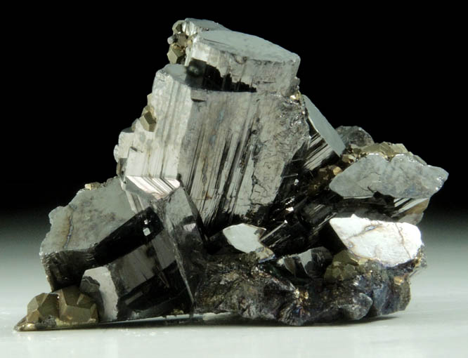Enargite with Pyrite from Quiruvilca District, Santiago de Chuco Province, La Libertad Department, Peru