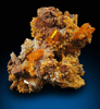 Wulfenite with Mimetite from Rowley Mine, 20 km northwest of Theba, Painted Rock Mountains, Maricopa County, Arizona