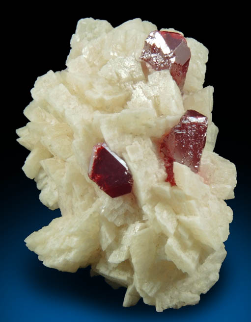 Cinnabar on Dolomite from Fenghuang, Xiangxi, Hunan, China