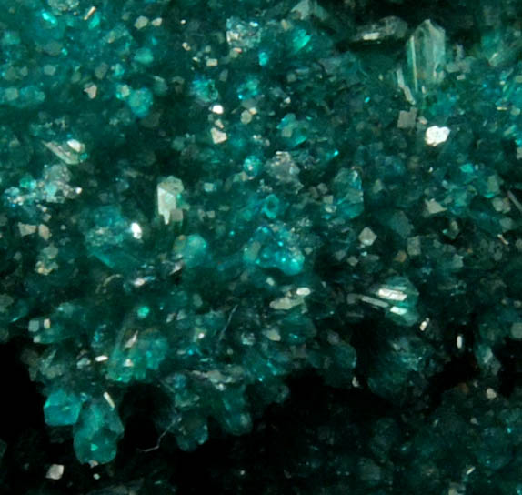 Dioptase from Morenci Mine, Clifton District, Greenlee County, Arizona