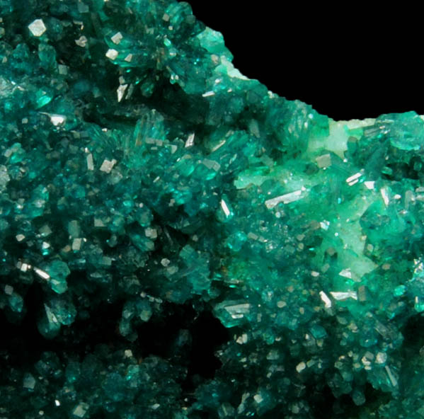 Dioptase from Morenci Mine, Clifton District, Greenlee County, Arizona