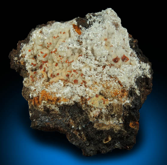 Dundasite and Crocoite from Dundas, Zeehan District, Tasmania, Australia