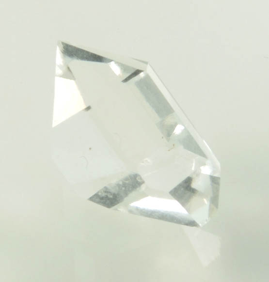 Quartz var. Herkimer Diamond with Dolomite inclusions from Hickory Hill Diamond Diggings, Fonda, Montgomery County, New York