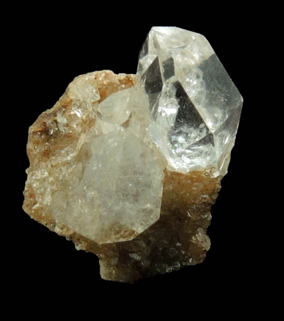 Quartz var. Herkimer Diamonds from Hickory Hill Diamond Diggings, Fonda, Montgomery County, New York