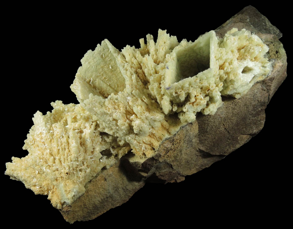 Prehnite pseudomorphs after Anhydrite from Upper New Street Quarry, Paterson, Passaic County, New Jersey