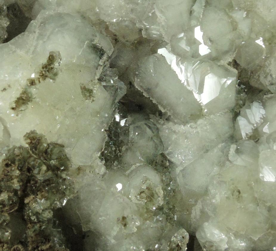 Apophyllite with Chlorite inclusions from Millington Quarry, Bernards Township, Somerset County, New Jersey