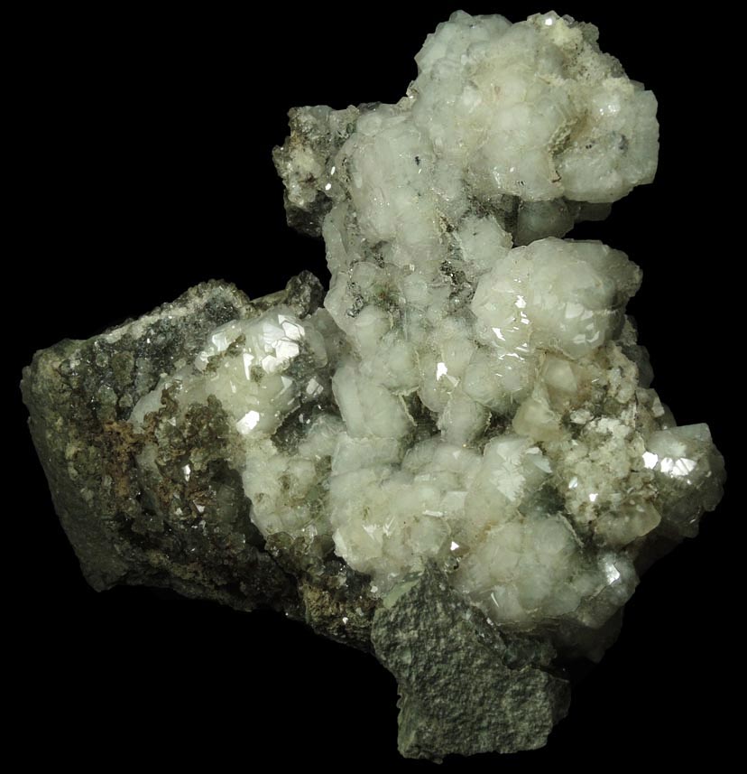 Apophyllite with Chlorite inclusions from Millington Quarry, Bernards Township, Somerset County, New Jersey