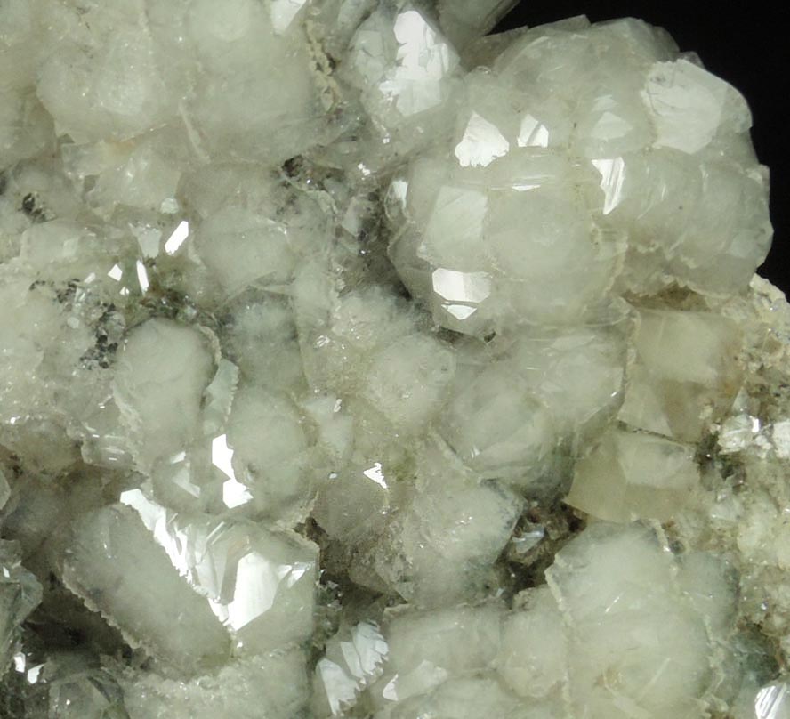 Apophyllite with Chlorite inclusions from Millington Quarry, Bernards Township, Somerset County, New Jersey