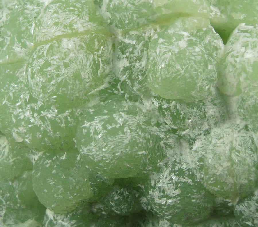 Prehnite with minor Thaumasite from Upper New Street Quarry, Paterson, Passaic County, New Jersey