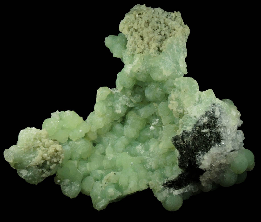 Prehnite with minor Thaumasite from Upper New Street Quarry, Paterson, Passaic County, New Jersey