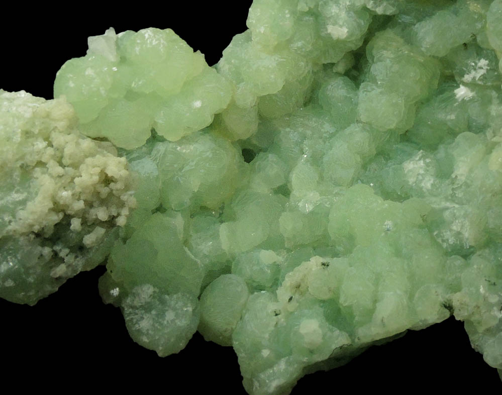 Prehnite with minor Thaumasite from Upper New Street Quarry, Paterson, Passaic County, New Jersey