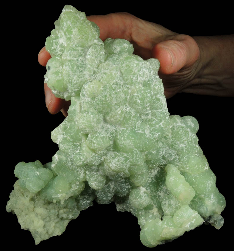 Prehnite with minor Thaumasite from Upper New Street Quarry, Paterson, Passaic County, New Jersey