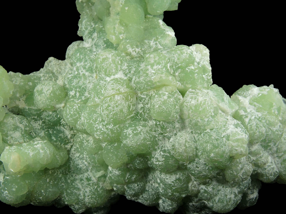 Prehnite with minor Thaumasite from Upper New Street Quarry, Paterson, Passaic County, New Jersey