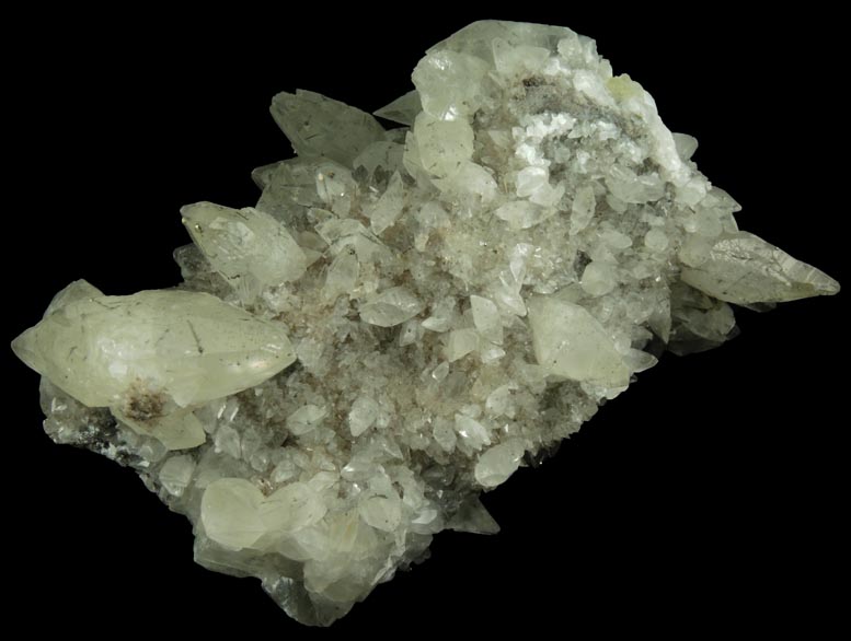 Calcite with Pyrite and Marcasite inclusions from Pint's Quarry, Raymond, Black Hawk County, Iowa