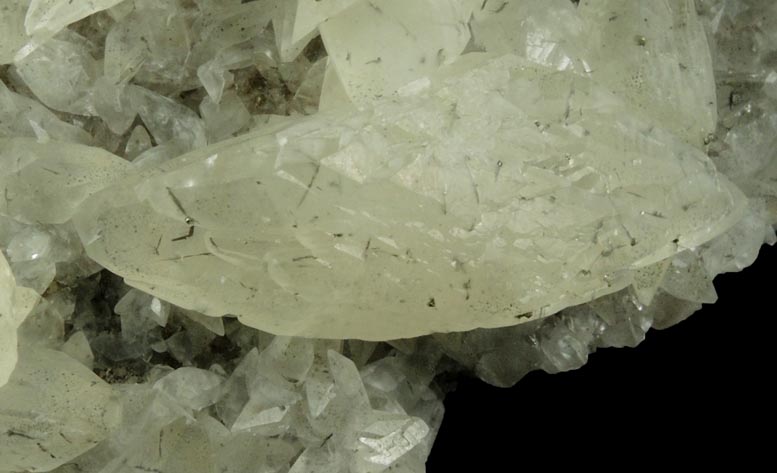 Calcite with Pyrite and Marcasite inclusions from Pint's Quarry, Raymond, Black Hawk County, Iowa