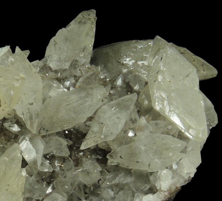 Calcite with Pyrite and Marcasite inclusions from Pint's Quarry, Raymond, Black Hawk County, Iowa