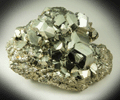 Pyrite with Sphalerite from Huanzala Mine, Huallanca District, Huanuco Department, Peru