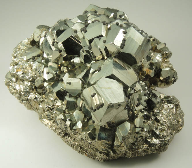 Pyrite with Sphalerite from Huanzala Mine, Huallanca District, Huanuco Department, Peru