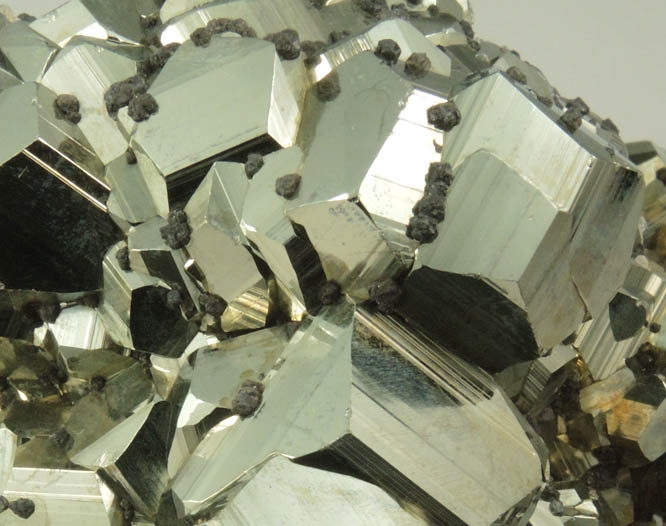 Pyrite with Sphalerite from Huanzala Mine, Huallanca District, Huanuco Department, Peru