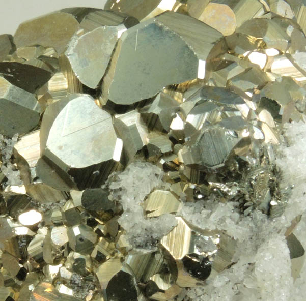 Pyrite with Quartz from Huanzala Mine, Huallanca District, Huanuco Department, Peru