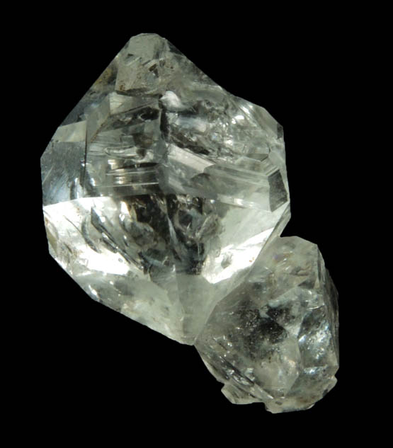 Quartz var. Herkimer Diamonds from Diamond Acres (Hastings Farm), Fonda, Montgomery County, New York