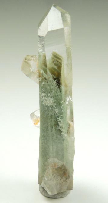 Quartz with Chlorite phantom-growth inclusions from Pencil Bluff, 64 km WNW of Hot Springs, Montgomery County, Arkansas