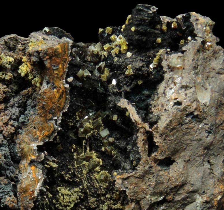 Corkite from Glandore Mine, Aghatubrid Beg, County Cork, Ireland (Type Locality for Corkite)