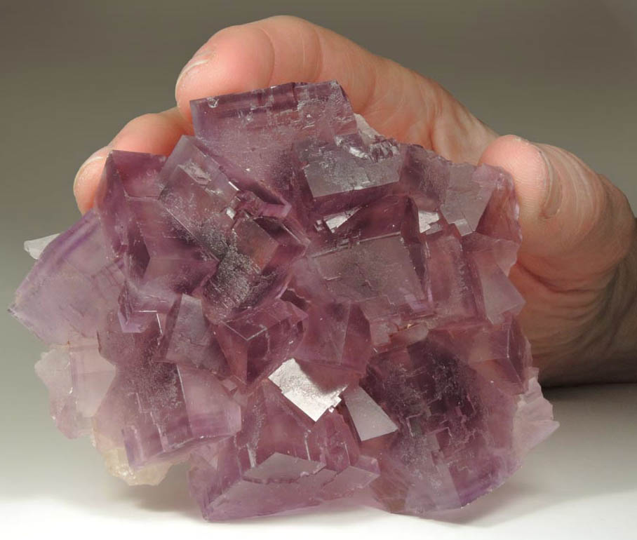 Fluorite from La Cabaa, Punta Arrobado, north of Berbes, Ribadesella, Asturias, Spain