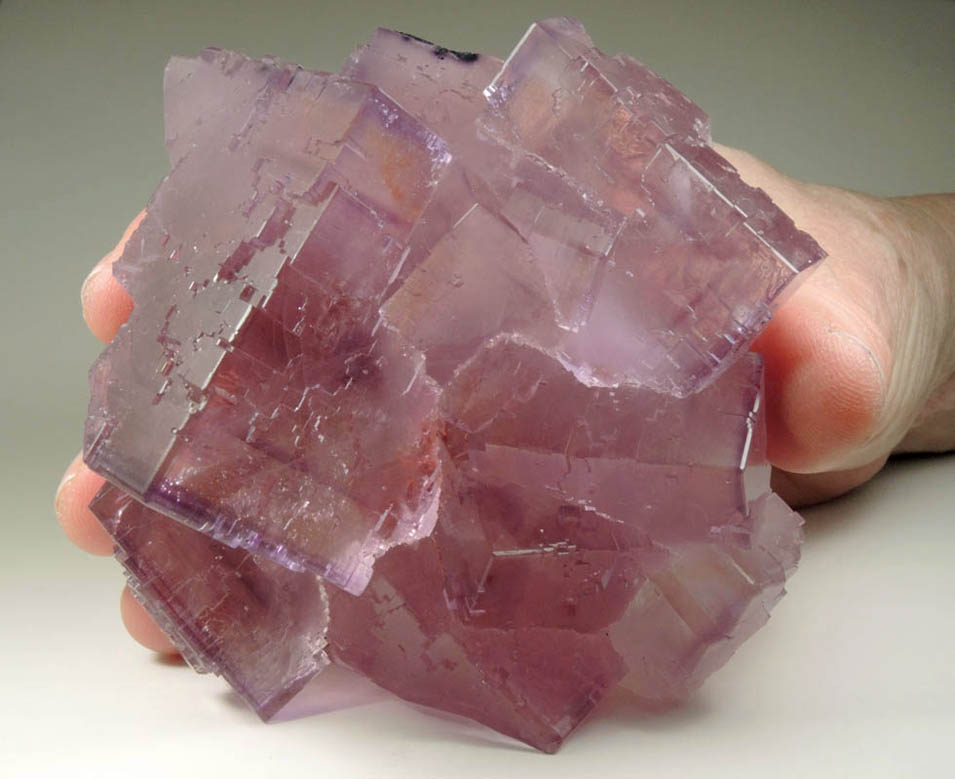 Fluorite from La Cabaa, Punta Arrobado, north of Berbes, Ribadesella, Asturias, Spain